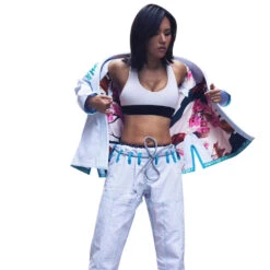 Fluory Koi Fish White Jiu Jitsu Gi