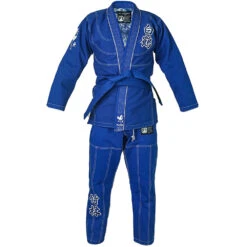 Fluory White Crane Blue Jiu Jitsu Gi -Boxing Discount Store BJJF24B c 1