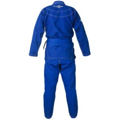 Fluory White Crane Blue Jiu Jitsu Gi -Boxing Discount Store BJJF24B c 2