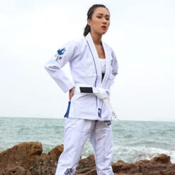 Fluory White Crane Womens Jiu Jitsu Gi 10 Fluory White Crane Womens Jiu Jitsu Gi -Boxing Discount Store BJJF24W c 3