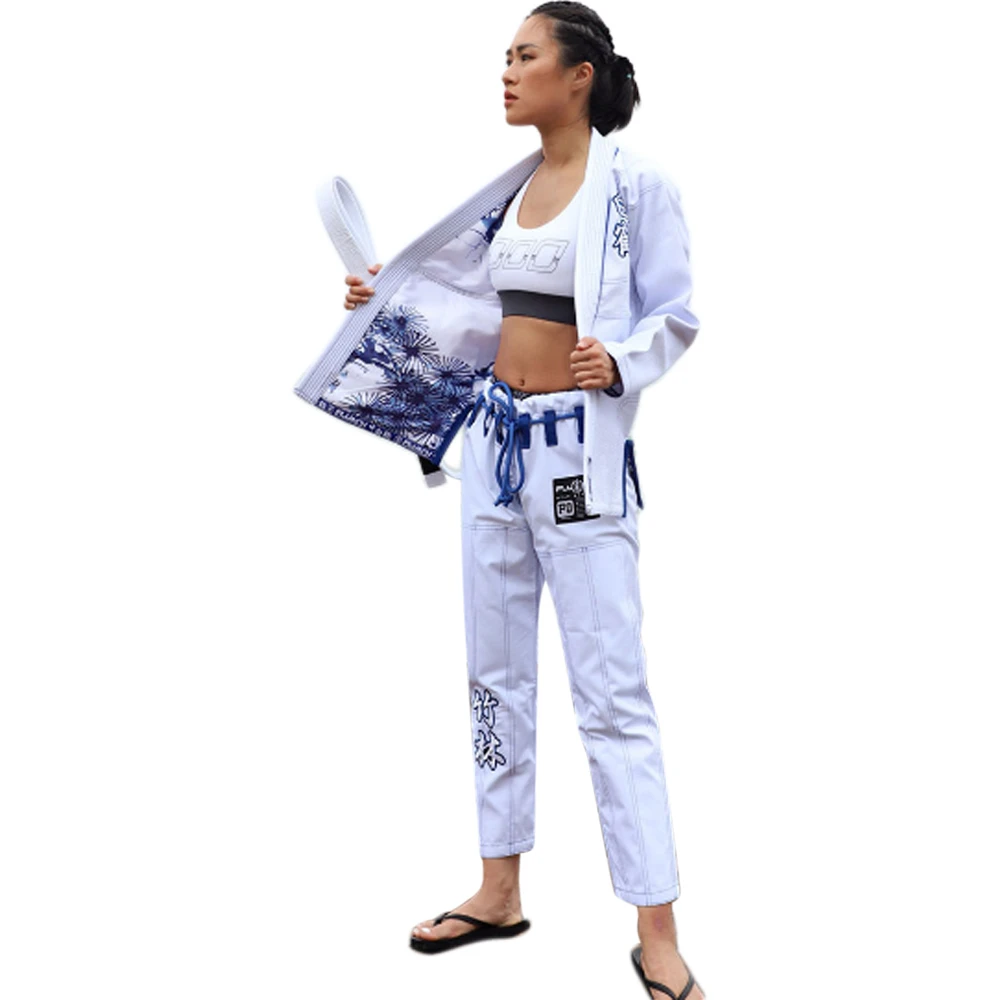 Fluory White Crane Womens Jiu Jitsu Gi 3 Fluory White Crane Womens Jiu Jitsu Gi