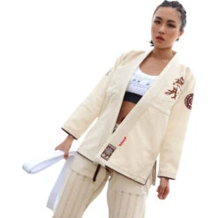 Fluory No Soul Cream Womens Jiu Jitsu Gi -Boxing Discount Store BJJF25W c 3