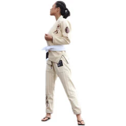 Fluory No Soul Cream Womens Jiu Jitsu Gi -Boxing Discount Store BJJF25W c 4