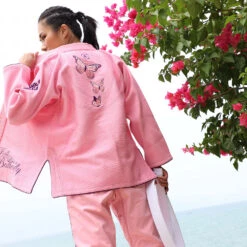 Fluory Pink Butterfly Jiu Jitsu Gi 9 Fluory Pink Butterfly Jiu Jitsu Gi -Boxing Discount Store BJJF26P c 2