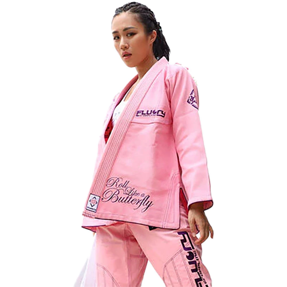 Fluory Pink Butterfly Jiu Jitsu Gi 3 Fluory Pink Butterfly Jiu Jitsu Gi