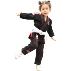 Fluory Courage Kids Black Jiu Jitsu Gi -Boxing Discount Store BJJF31 c 2