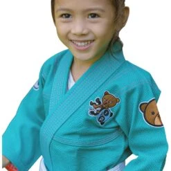 Fluory Courage Kids Green Jiu Jitsu Gi -Boxing Discount Store BJJF32G c 2