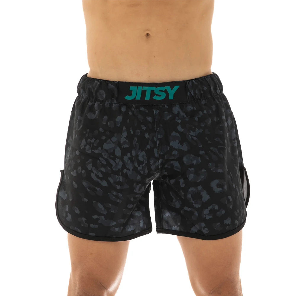 Jitsy Club Black Ocelot Hybrid Shorts 4 Jitsy Club Black Ocelot Hybrid Shorts - Image 2