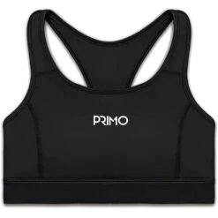 Primo Black Womens Sports Bra
