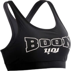 Boon Logo Black Sports Bra -Boxing Discount Store BRAS c 2