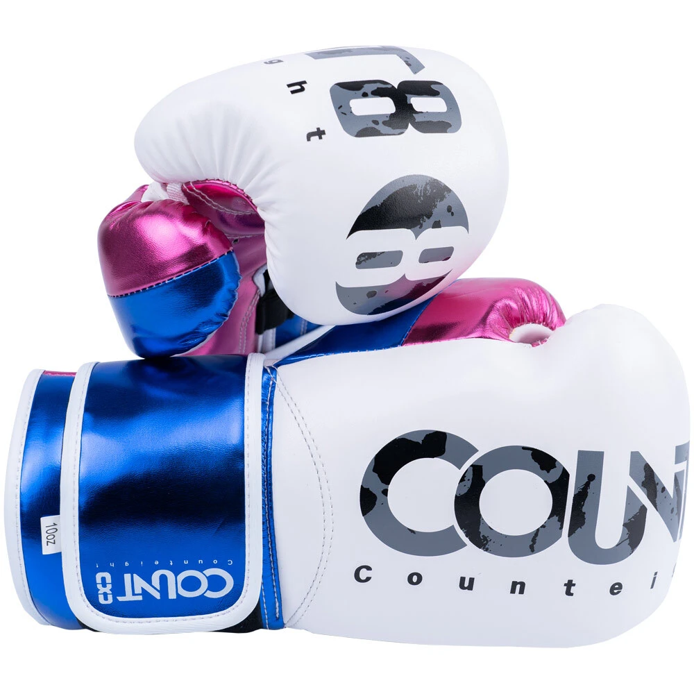 Contender Count 8 Blue/Purple Metallic Boxing Gloves 4 Contender Count 8 Blue/Purple Metallic Boxing Gloves - Image 2