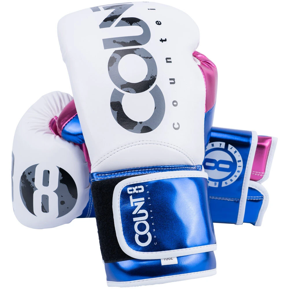Contender Count 8 Blue/Purple Metallic Boxing Gloves 5 Contender Count 8 Blue/Purple Metallic Boxing Gloves - Image 3