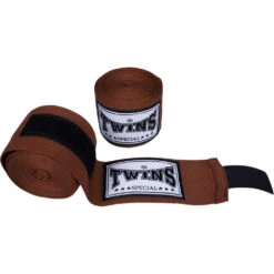 Twins Elastic Brown Hand Wraps