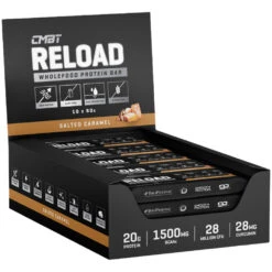 CMBT Nutrition Reload Salted Caramel Recovery Bar - 10 Pack