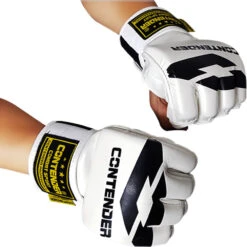 Contender White MMA Grappling Gloves -Boxing Discount Store CMG 152 WHT c 3