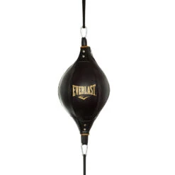 Everlast Precision Black/Gold Leather Floor To Ceiling Strike Bag