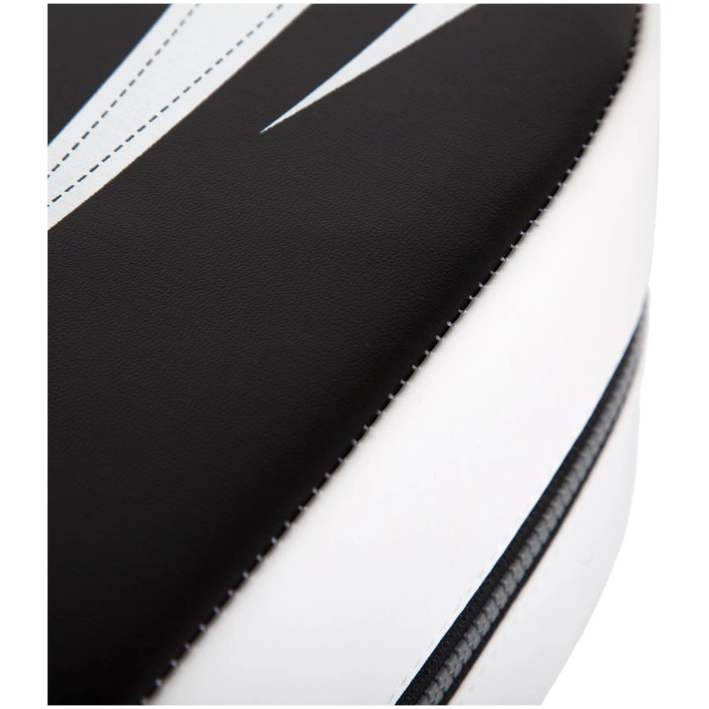 Venum Absolute Black/Ice Leather Square Kick Shield 6 Venum Absolute Black/Ice Leather Square Kick Shield - Image 4
