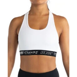 Engage Womens White Sports Bra