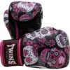 Twins Skull Tattoo Pink Boxing Gloves -Boxing Discount Store FBGVL3 53 PNK c