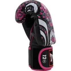 Twins Skull Tattoo Pink Boxing Gloves -Boxing Discount Store FBGVL3 53 PNK c 6