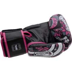 Twins Skull Tattoo Pink Boxing Gloves -Boxing Discount Store FBGVL3 53 PNK c 8