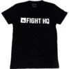 FightHQ Logo Black Kids Tee -Boxing Discount Store FHQ BLK YTHTEE c