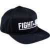 FightHQ Black Cap -Boxing Discount Store FHQ CAP K