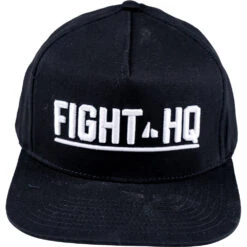 FightHQ Black Cap 10 FightHQ Black Cap -Boxing Discount Store FHQ CAP K 3