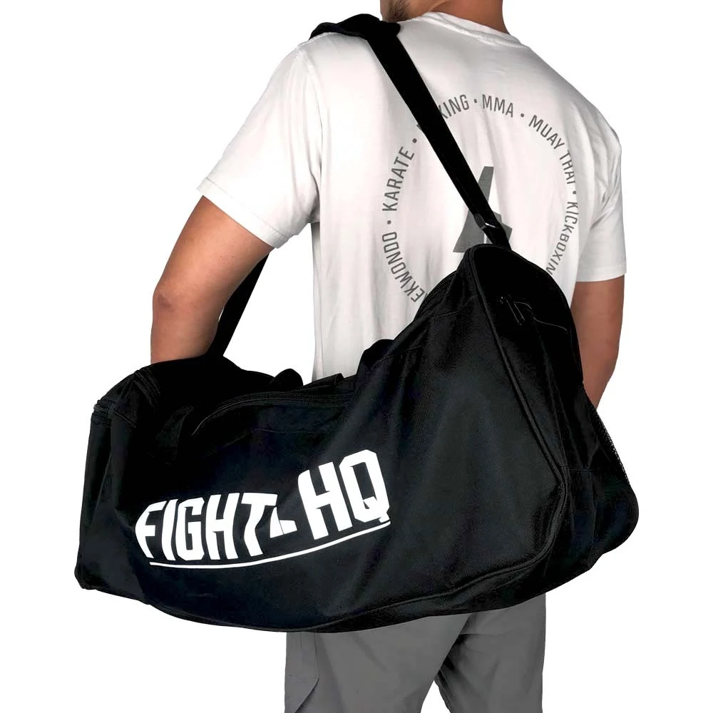 FightHQ Black Duffle Gym Bag 4 FightHQ Black Duffle Gym Bag - Image 2