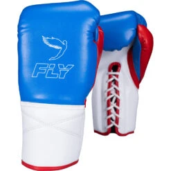 Fly Boxing Superlace X Blue/White/Red Boxing Gloves -Boxing Discount Store FLYXL BWR c 2