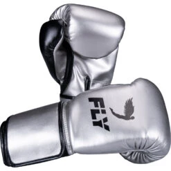 Fly Boxing Superloop X Silver/Black Boxing Gloves
