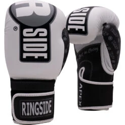 Ringside Apex Flash Black White Sparring Gloves