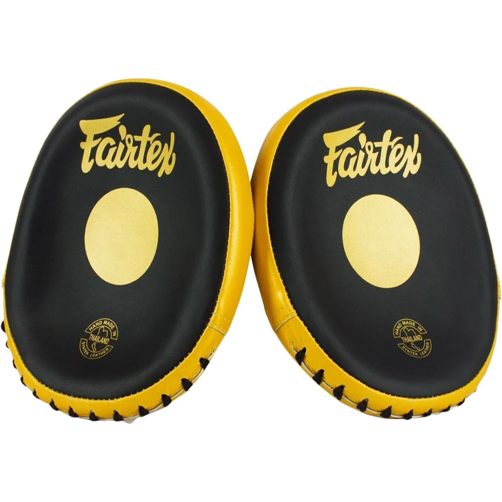 Fairtex Micro Black/Gold Focus Mitts 4 Fairtex Micro Black/Gold Focus Mitts - Image 2