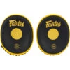 Fairtex Micro Black/Gold Focus Mitts -Boxing Discount Store FX FMV15 GLD
