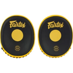 Fairtex Micro Black/Gold Focus Mitts