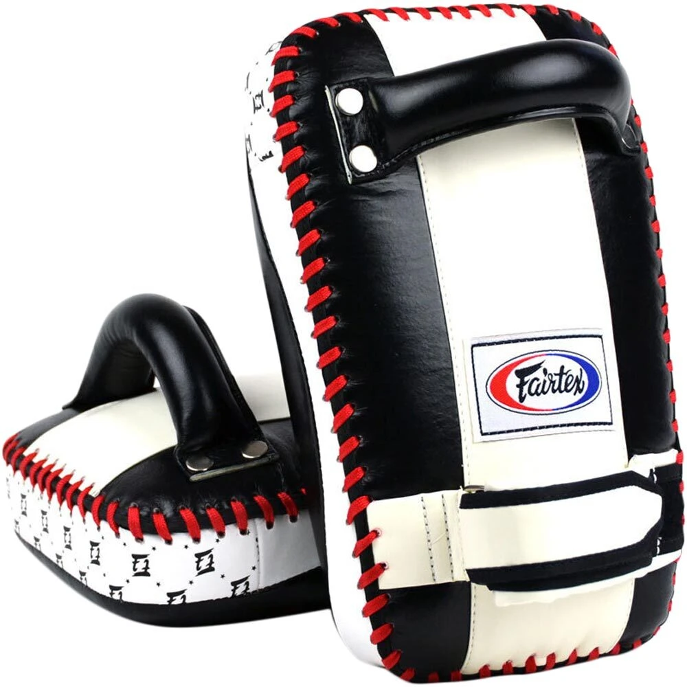 Fairtex Small Curved Black/White Thai Pads 4 Fairtex Small Curved Black/White Thai Pads - Image 2