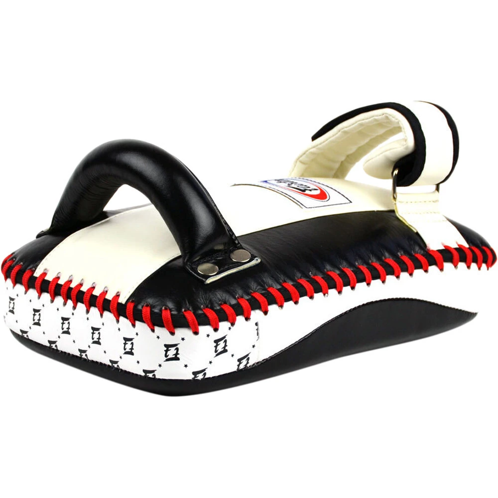 Fairtex Small Curved Black/White Thai Pads 5 Fairtex Small Curved Black/White Thai Pads - Image 3
