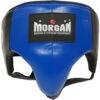 Morgan Platinum Leather Blue Abdominal Guard -Boxing Discount Store GP 5 S BLU c
