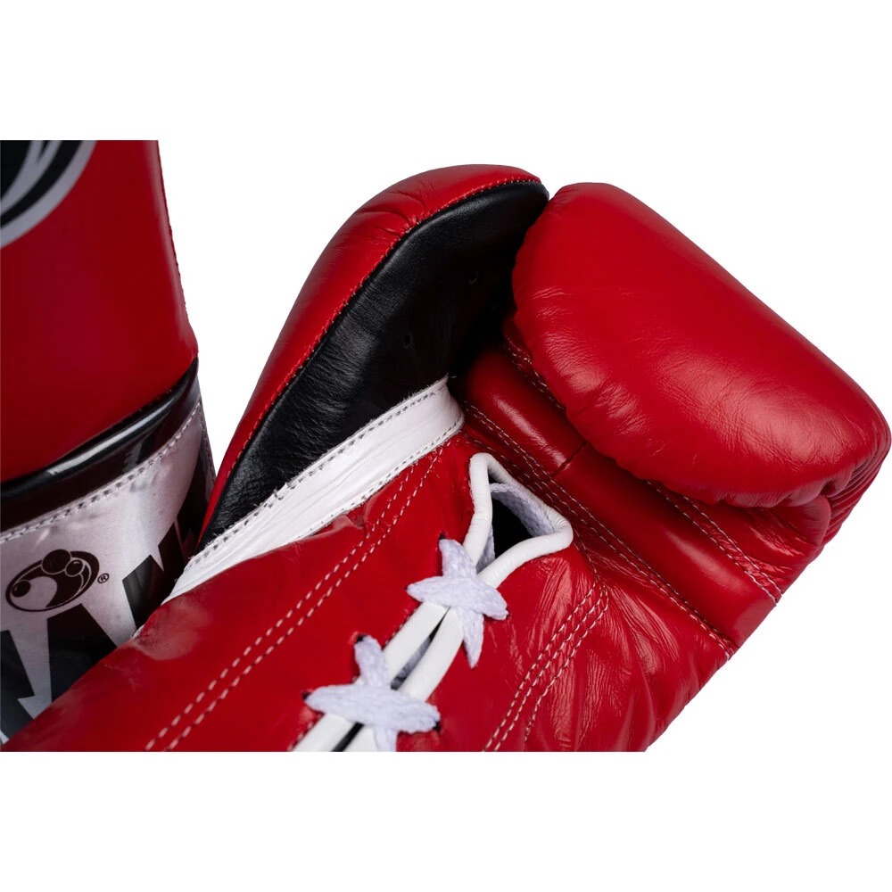 Grant Worldwide Pro Fight Red/Black/White Boxing Gloves 7 Grant Worldwide Pro Fight Red/Black/White Boxing Gloves - Image 5