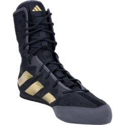 Adidas Box Hog 4 Black/Gold Boxing Shoes -Boxing Discount Store GZ6116 BLKGLD c 3
