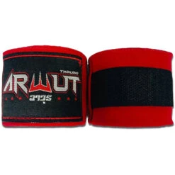 Arwut Fight Gear 4.5m Red Hand Wraps