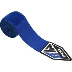 RDX Elasticised Blue Hand Wraps -Boxing Discount Store HWX RBLU 2