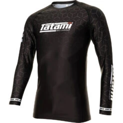 Tatami IBJJF 2022 Ranked Black Long Sleeve Rash Guard -Boxing Discount Store IBJJF21 LSRG BLK c 3