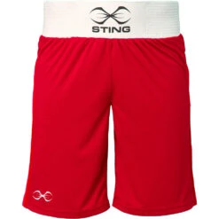 Sting Mettle Red Kids Boxing Shorts