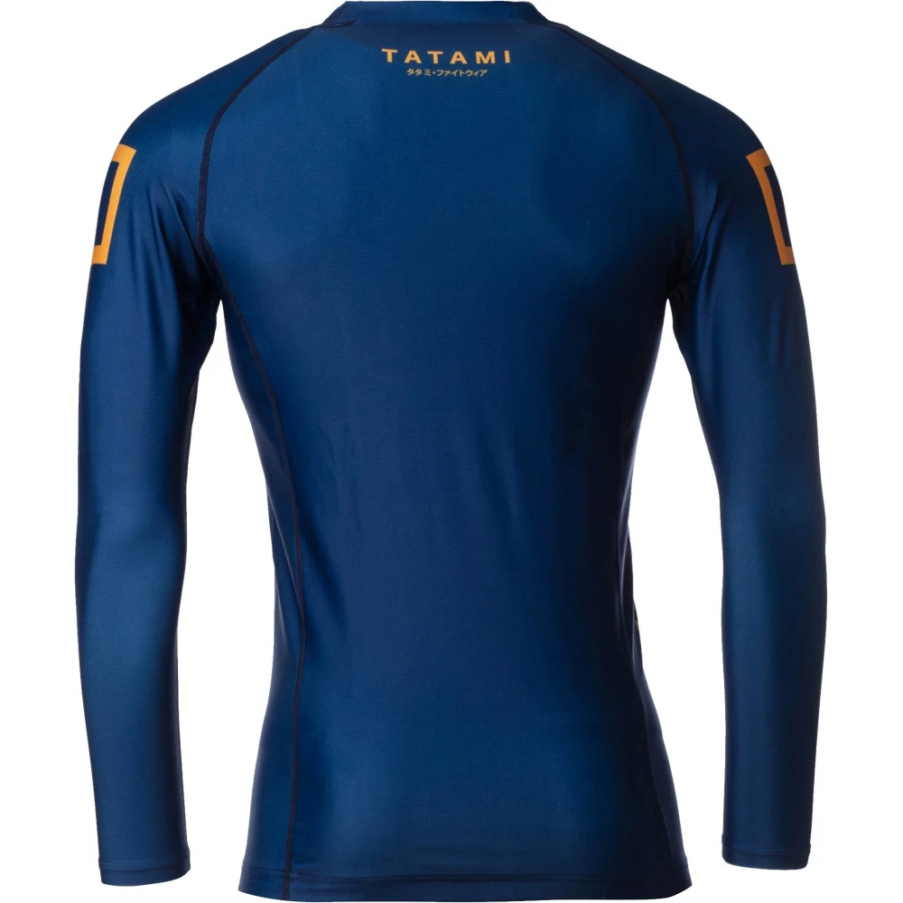 Tatami Katakana Navy Long Sleeve Rash Guard 4 Tatami Katakana Navy Long Sleeve Rash Guard - Image 2