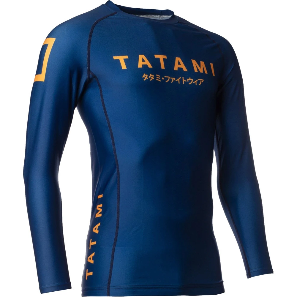 Tatami Katakana Navy Long Sleeve Rash Guard 5 Tatami Katakana Navy Long Sleeve Rash Guard - Image 3