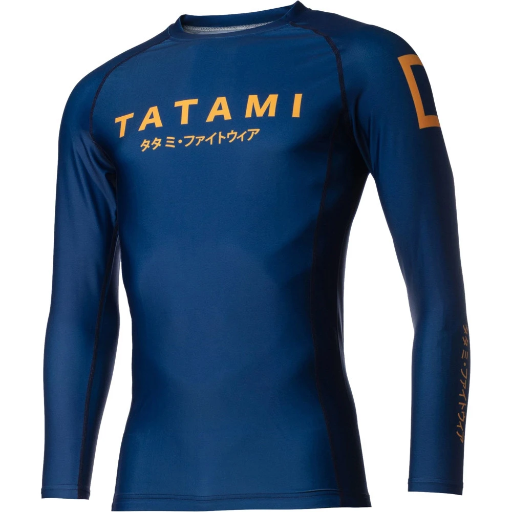 Tatami Katakana Navy Long Sleeve Rash Guard 6 Tatami Katakana Navy Long Sleeve Rash Guard - Image 4