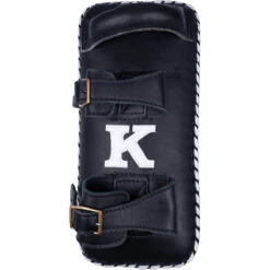 K Muaythai Equipment Classic Double Strap Black Thai Pads -Boxing Discount Store KDTP BLK BLK 3