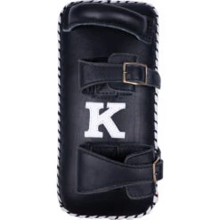 K Muaythai Equipment Classic Double Strap Red Thai Pads -Boxing Discount Store KDTP BLK RED 4