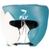 Fly Boxing Knight Lightning Aqua/White Head Gear -Boxing Discount Store KNIGHTL AW c